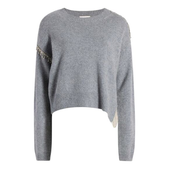 CINQ a SEPT Lilliana Embellished Knit Sweater M - Picture 1 of 12